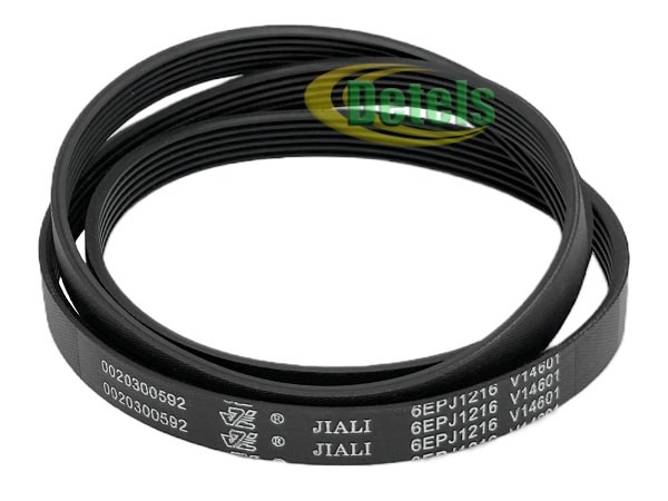Ремінь 6EPJ1216 для пральної машини Haier, Candy (0020300592, 6 PJE 1216, V13819)